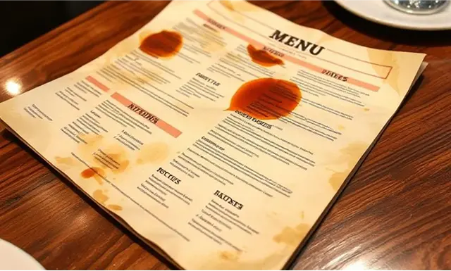 Paper Menus